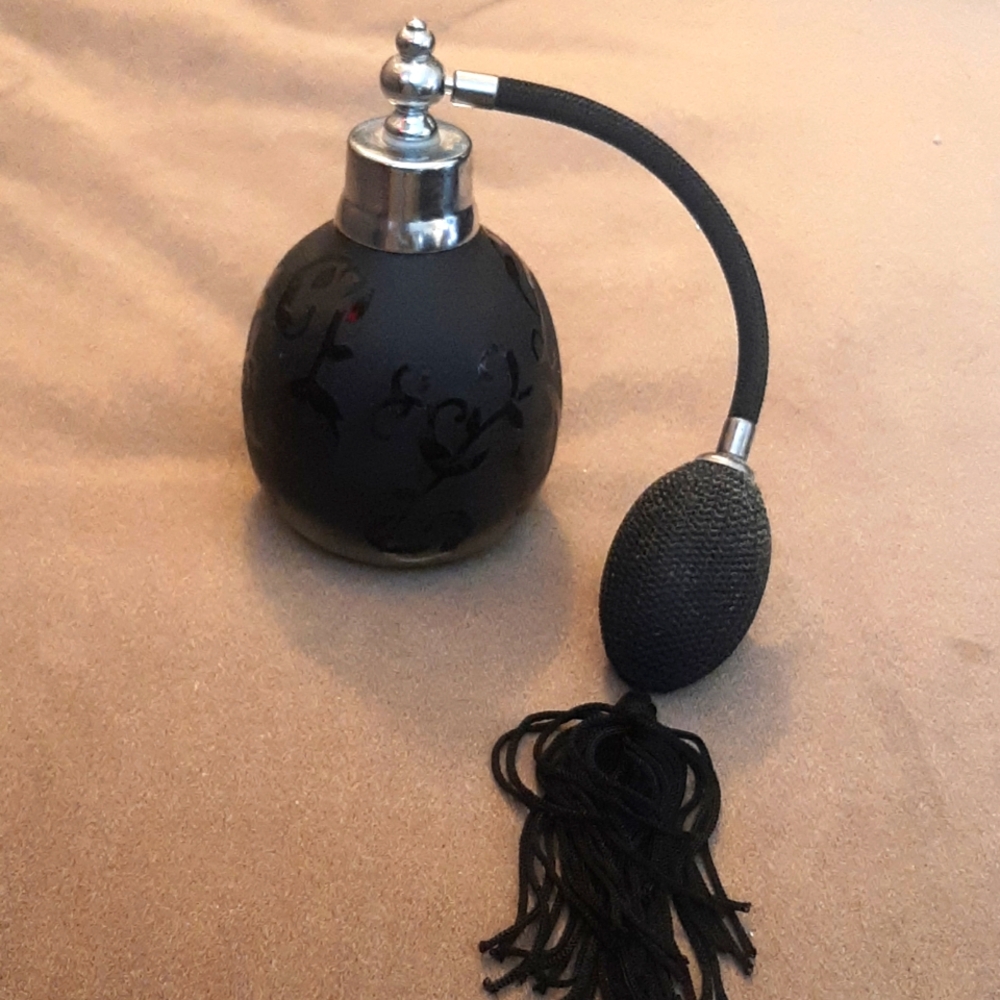Black Amythest Atomizer perfume bottle